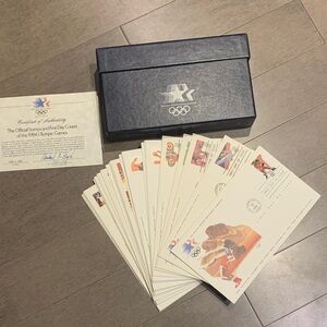 1984 Olympics First Day Cover Set of 24